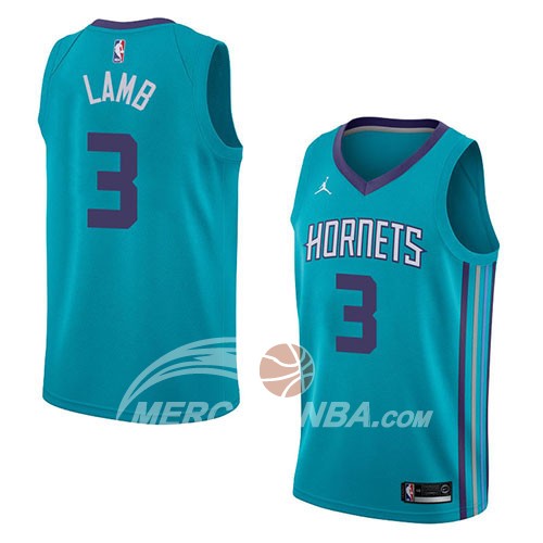 Maglia NBA Charlotte Hornets Jeremy Lamb Icon 2018 Verde